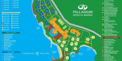 Mapę Grand palladium Jamaica resort