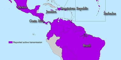 Mapa Jamajki zeke ' a