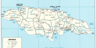 Mapa dance-River, Jamajka spada