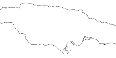 Mapa szkicu Jamajka